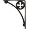 Ekena Millwork Crawley Wrought Iron Bracket, (Single center brace), Antiqued Pewter 1 1/2"W x 7 1/2"D x 10"H BKTM01X07X10SCRAPW - alternate 4